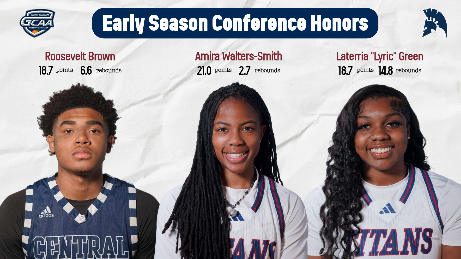 CGTC Men&rsquo;s and Women&rsquo;s Basketball Players Earn Early Season Conference Honors